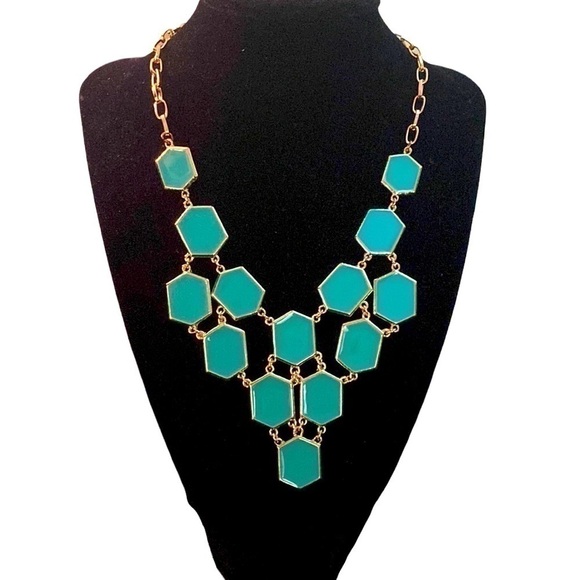 Amrita Singh Turquoise Noah’s Ark statement necklace.Lobster clasp. NWT. - Picture 1 of 11